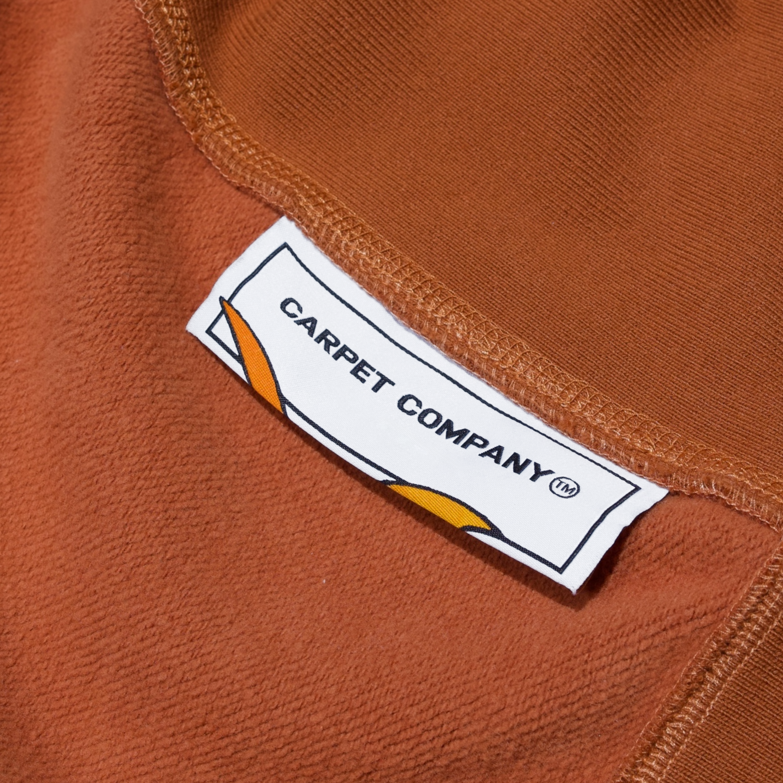 【CARPET COMPANY】 RHINESTONE DOUBLE ZIP Brown Rhinestone Double Zip Hoodie — Carpet Company